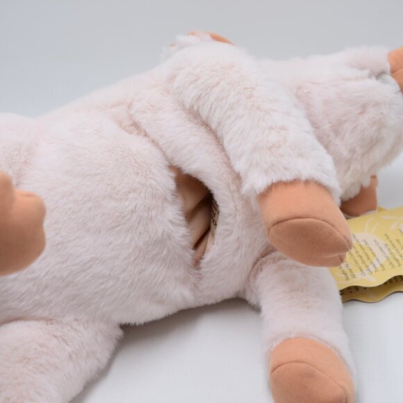 Folksmanis Plush Puppets Marionnettes Piglet Light Pink Stuffed Animal with Tags - Picture 9 of 10